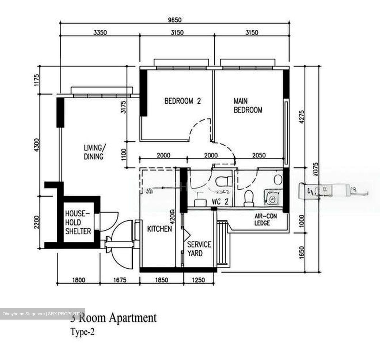 Blk 322C Punggol Bayview (Punggol), HDB 3 Rooms #566329341